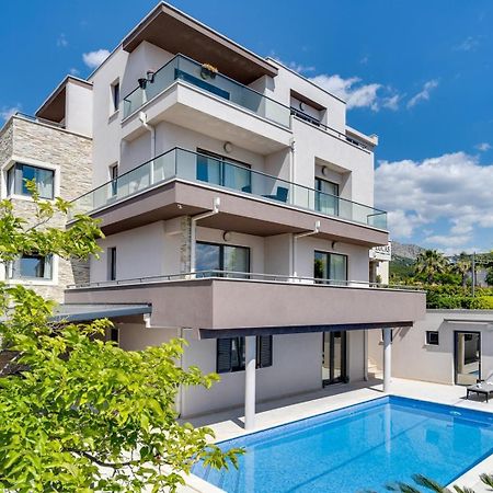 Luxury Villa Lucas With Heated Pool, Whirlpool, Sauna, 14 Pax Podstrana Extérieur photo